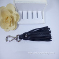 Wholesale Keyring Handmade Leather Tassel Keychain For Bag